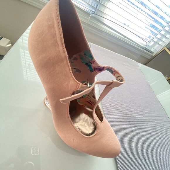 Qupid platforms, dusty rose, size 7.5 - Picture 4 of 7